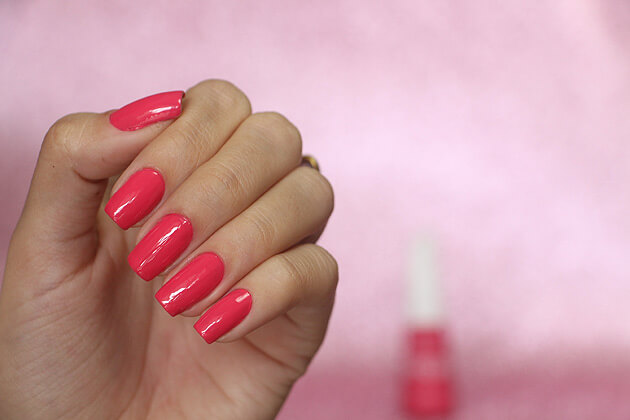 Esmalte Meus Souvernirs esmalte rosa risque