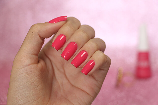 Esmalte Meus Souvernirs esmalte rosa risque