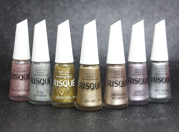 Coleção Risqué Efeitos – Metalizados e Glitters