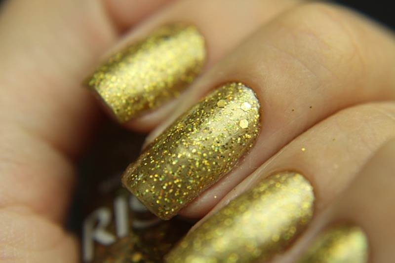 Esmalte Risqué - Gold Vibes e Disco D'Ouro