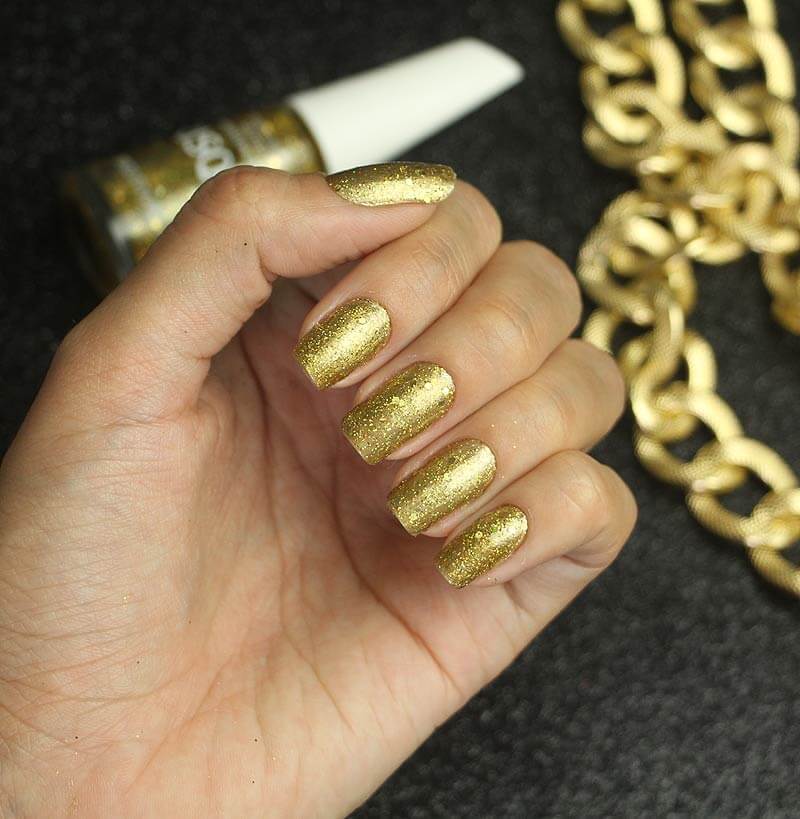 Esmalte Risqué - Gold Vibes e Disco D'Ouro