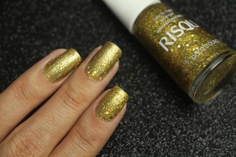 Esmalte Risqué - Gold Vibes e Disco D'Ouro