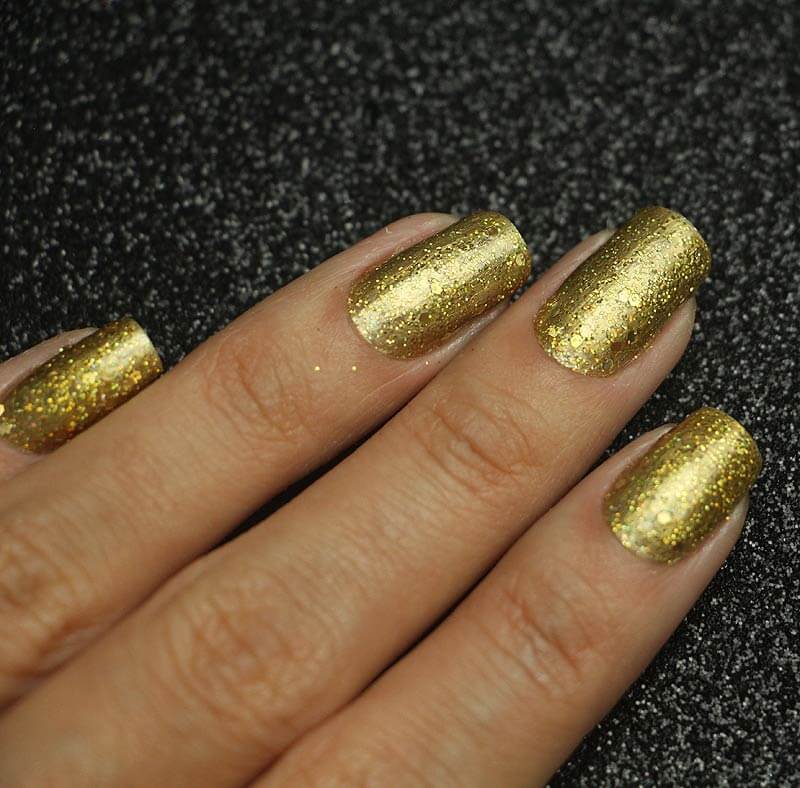 Esmalte Risqué - Gold Vibes e Disco D'Ouro