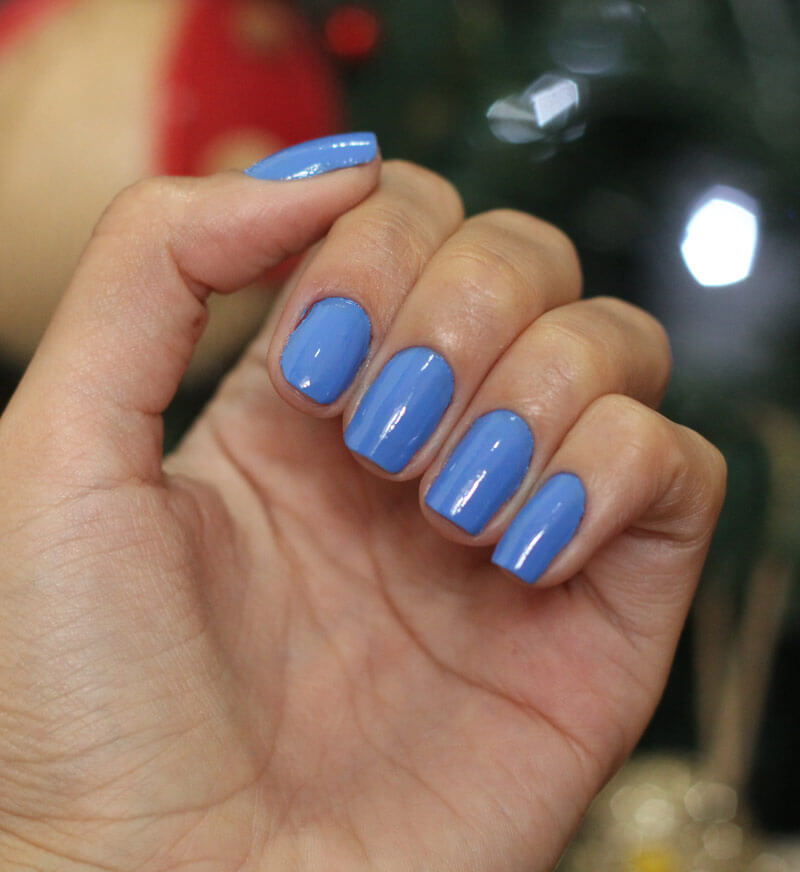 Esmalte Azul Claro Mão Boba Mohda