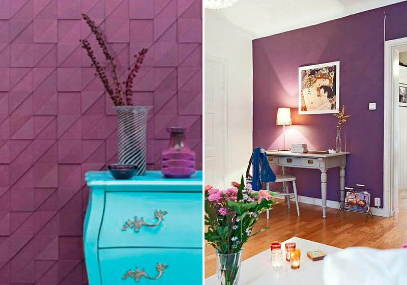 Como usar a cor Ultra Violet (Pantone 2018) na decoração