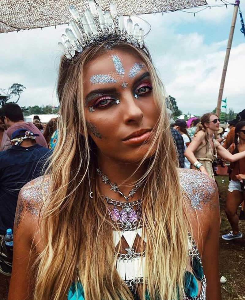[12 idéias] Maquiagem com glitter para o carnaval
