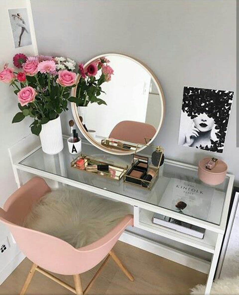 Tendência de decoração espelhos redondos - Idéias e inspirações para você usar o espelho redondo na decoração da sua casa! As MELHORES IDÉIAS. Confira!