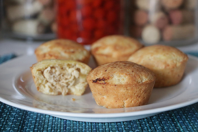 Receita Low Carb Empadinha de Frango