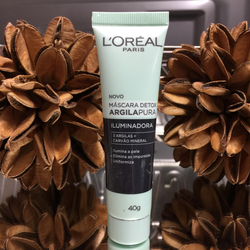 Máscara Facial L’Oréal Paris Detox Argila Pura Iluminadora - RESENHA COMPLETA COM TESTE DO PRODUTO EM VÍDEO E FOTO DE ANTES E DEPOIS! Onde encontrar e valores, você encontra aqui.