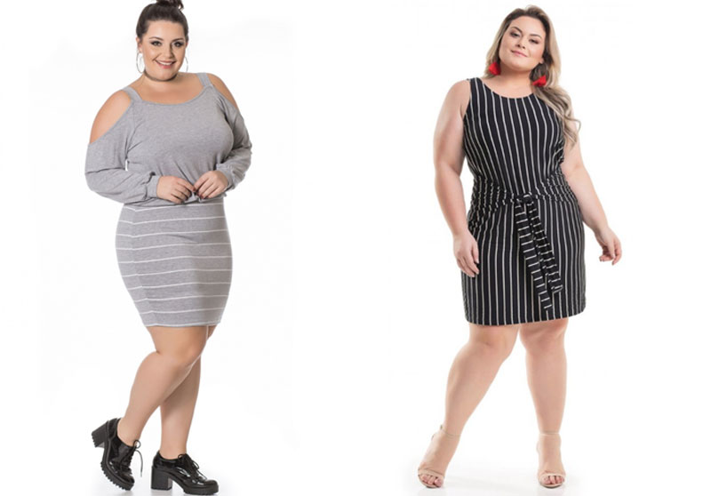 roupas plus size jovem