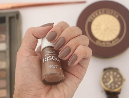 esmalte nude risque linda leve e nude esmalte marrom nail