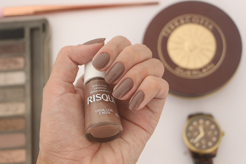 Esmalte Linda, Leve e Nude – Risqué