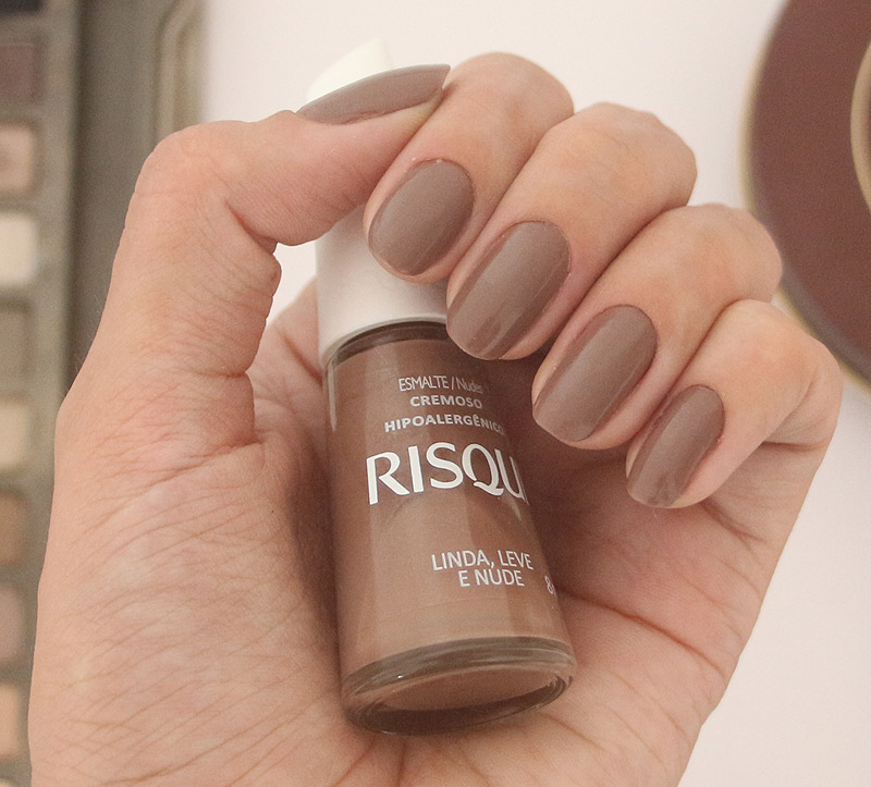 esmalte nude risque linda leve e nude esmalte marrom nail