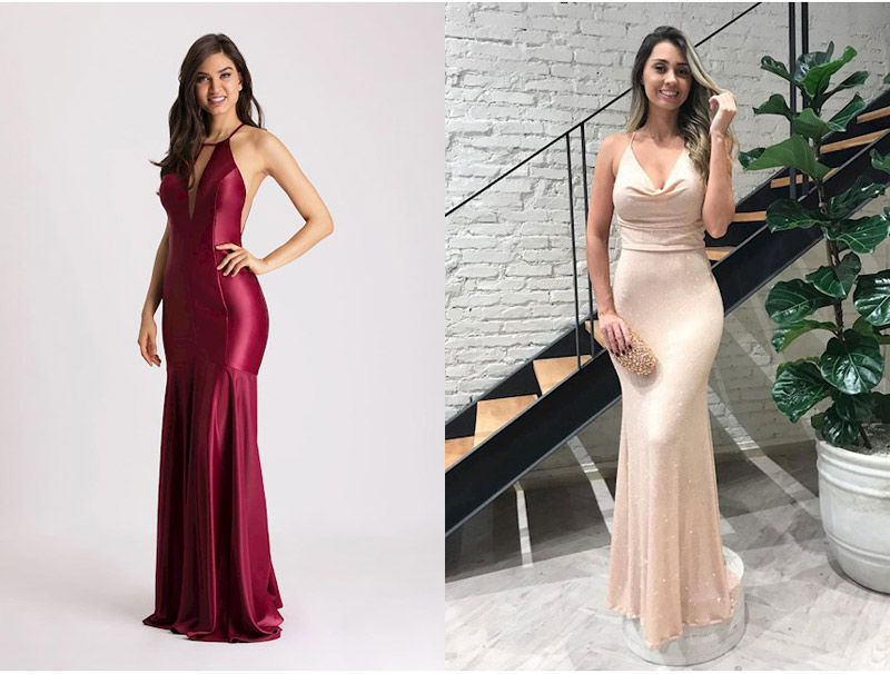 modelo de vestido longo para festa de casamento