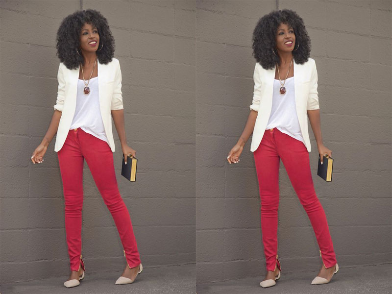 COMO USAR CALÇA VERMELHA - as melhore dicas e inspirações de looks para você montar looks lindos com calça vermelha! CONFIRA AGORA as melhores dicas.