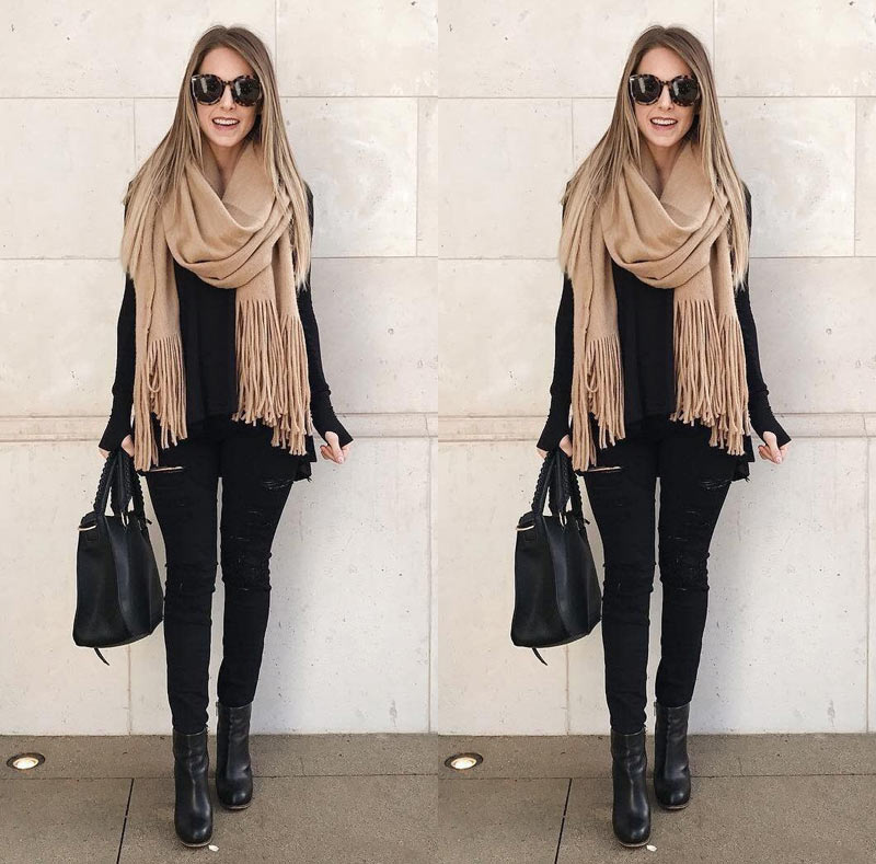 COMO USAR LENÇO - as melhores dicas e inspirações para você usar e arrasar com os lenços e echarpes! O toque de sofisticação para o look de inverno.
