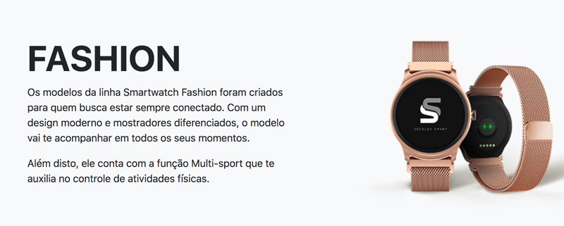 Smartwatch Feminino – Seculus Smart Fashion