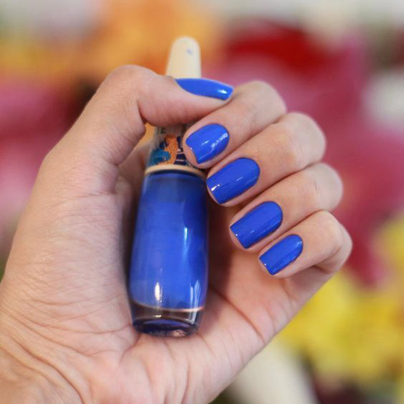 Cores de esmalte 2020 - Esmalte Azul - veja os detalhes de um LINDO esmalte azul da nova coleção Reconect da Impala! Boa cobertura e durabilidade.